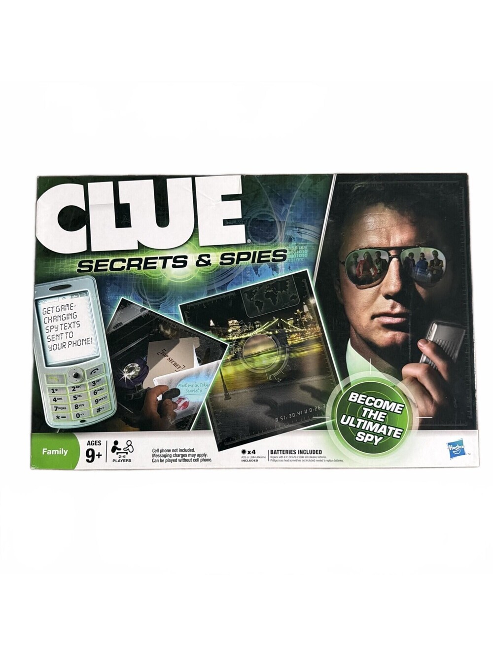 Clue Secrets and Spies Board Game Vintage Hasbro 2009 Complete